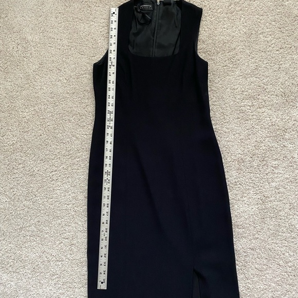 Liz Claiborne Black Sleeveless Long Dress with Slit - Picture 6 of 6